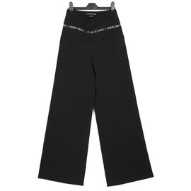 Marithé et François Girbaud mit hoher Taille Große Hose Schwarz