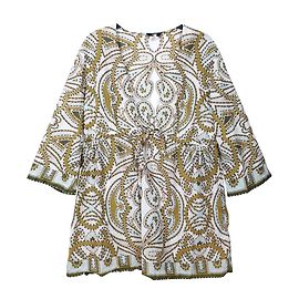 J.CREW Beach cubre túnica Talla S Verde