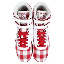 Reebok Classic Freestyle Hi Baskets Montantes Taille 37.5 Rouge