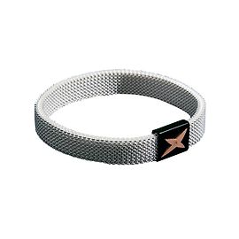 Bracciale da uomo Mauboussin con piccolo diamante Argento