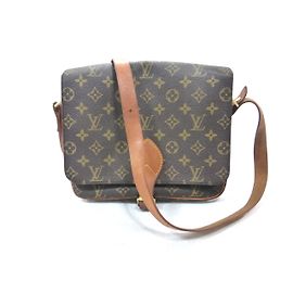 Louis Vuitton CARTOUCHIERE GM MONOGRAM Marron