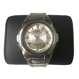Autre Marque Casio Wave Ceptor Silber Grau