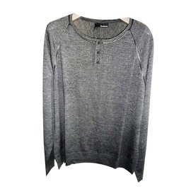 The Kooples DER KOOPLES LIGHT WOOL SWEATER Anthrazitgrau