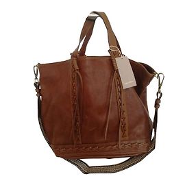 Cabas Vanessa Bruno Tressé Medium Neuf Marron