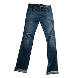 Vaqueros Victoria Beckham Western Glove Works Azules Azul