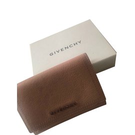 Givenchy Leather Wallet Pink Pink
