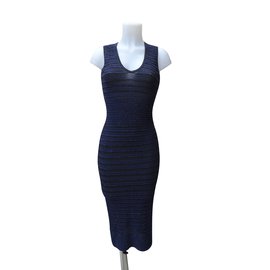 Dsquared2 Vestidos Negro Azul marino