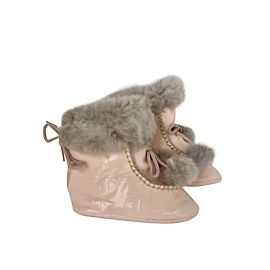 Baby Dior Botas Rosa Gris