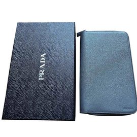 Prada-PRADA MEN'S WALLET MINI BAG NEW-Grey