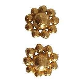 Autre Marque Orecchini dorati in metallo D'oro