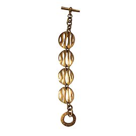 Pulsera Céline de metal dorado Dorado