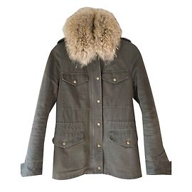 Chaqueta del ejército Yves Salomon Caqui