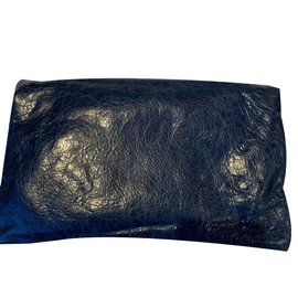 Balenciaga-Enveloppe-Bleu foncé