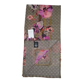 SCIARPA GUCCI NUOVA FUCSIA / BEIGE Beige Altro