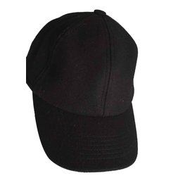 Acne-New Wool Acne Cap-Black