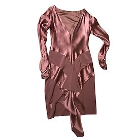 Robe Valentino en soie rose Rose