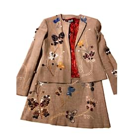 D&G-Skirt suit-Beige