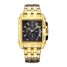DIAMSTARS BRAND NEW OROLOGIO DA UOMO D'oro