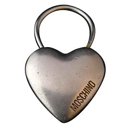 Superb keychain Moschino Silvery