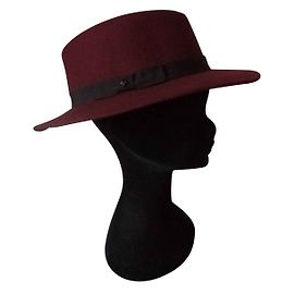 The Kooples Hat / Panama / Borsalino Dark red