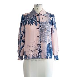 Hanae Mori Top Blu