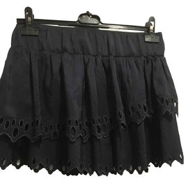 Vanessa Bruno Athe-atheist silk skirt Vanessa Bruno-Dark green