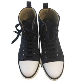 Hermès-Boots-Navy blue