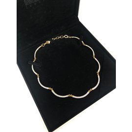 Swarovski-Collier Swarovski strass-Argenté,Doré