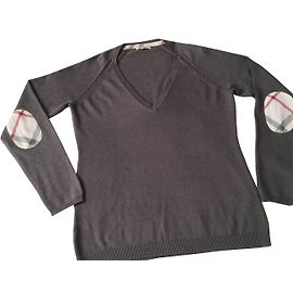 Burberry Brit Malhas Cinza antracite