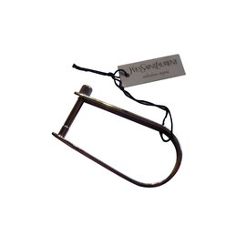 Yves Saint Laurent-Porta chaves Yves Saint Laurent em prata de lei 925-Prata