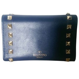 Valentino Garavani Portefeuille Bleu