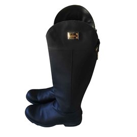 Dolce & Gabbana-Riding boots-Black