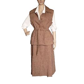 Pierre Cardin Jupe Marron clair
