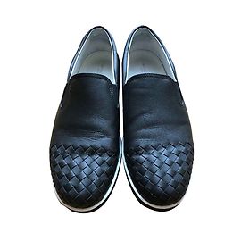 BOTTEGA VENETA UOMO SLIP SU MOCASSINI Nero