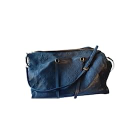 Louis Vuitton-Gran bolso de mano Louis Vuitton-Azul oscuro