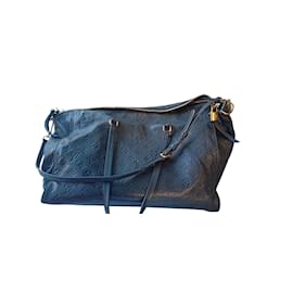 Louis Vuitton-Gran bolso de mano Louis Vuitton-Azul oscuro