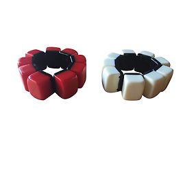 Marni For H&M Armbänder Weiß Rot