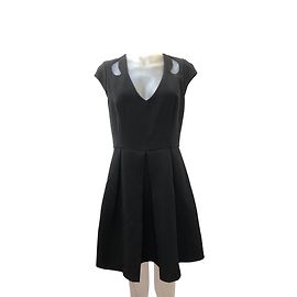 Bel Air Kleid Schwarz aus Polyester Größe 40 Schwarz