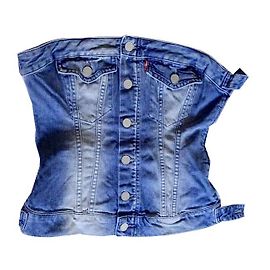 Levi's Top Levis Bustier Azul claro
