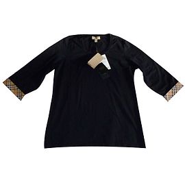 Nueva camiseta túnica burberry Negro