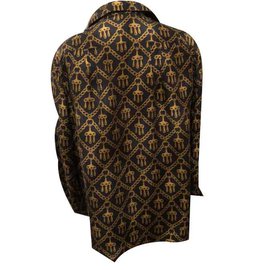 Hermès-Camisa 100Bufanda de seda de Hermès-Negro