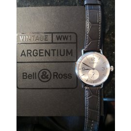 Bell & Ross-Campana y Ross Vintage WW1 Plata argentio-Plata