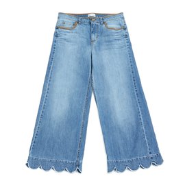 Red Valentino 2018 CORTE REDONDO28 Azul