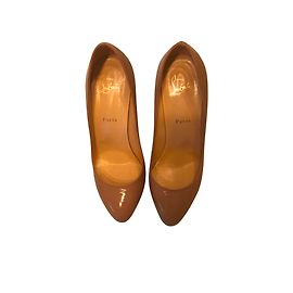 Christian Louboutin Heels Flesh Leather Flesh