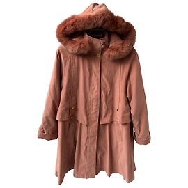 Jean Louis Scherrer Coats, Outerwear Peach