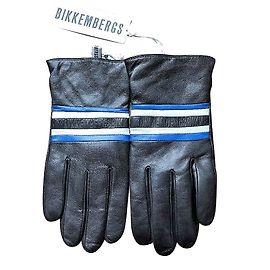 Dirk Bikkenbergs GUANTI IN PELLE NUOVI DI BIKKEMBERG Nero
