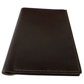 Hermès-Wallets Small accessories-Dark brown