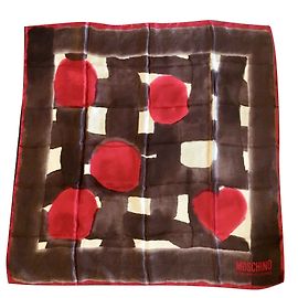 Moschino Cheap And Chic corazón 87 cm Roja Gris pardo Crema