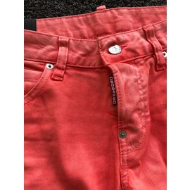 Dsquared2-Pantalones-Coral