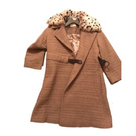 Ba&Sh Lander Wool Coat Caramel Caramel